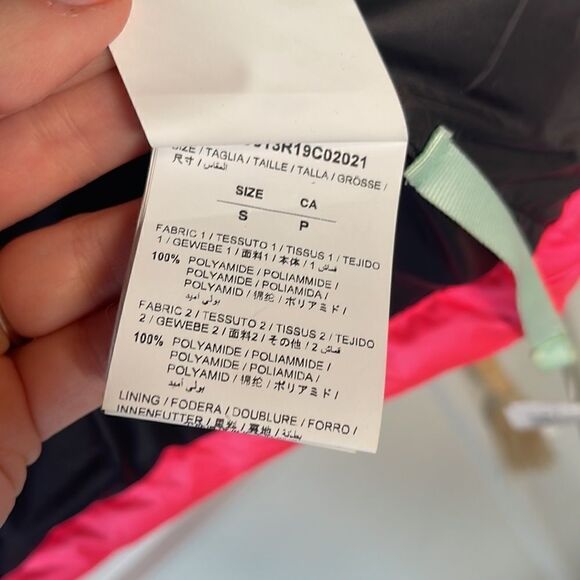 NWT Off-White Neon Pink Puffer Down Quilted Jacket Small - Virgin Abloh Unisex - Picture 16 of 17